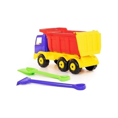 Toy Car Dump Truck Multistore Polesie, with Accessories