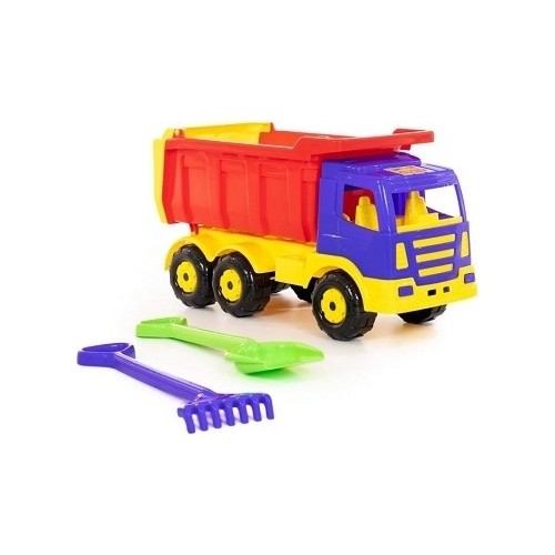 Toy Car Dump Truck Multistore Polesie, with Accessories