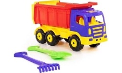 Toy Car Dump Truck Multistore Polesie, with Accessories