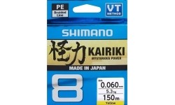 Plecionka Shimano Kairiki 8 150, żółta, 0,060 mm/5,3 kg