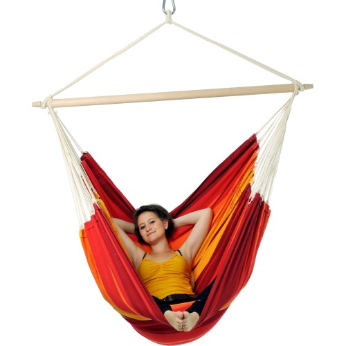Krzesło Siedzisko hamakowe hamak brazylijski do siedzenia Amazonas Brazilian Gigante - Czerwony