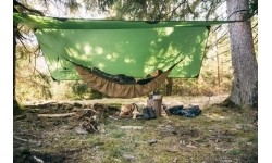 Zadaszenie od słońca deszczu Plandeka nad hamak Amazonas Traveller XXL