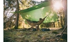 Zadaszenie od słońca deszczu Plandeka nad hamak Amazonas Traveller XXL