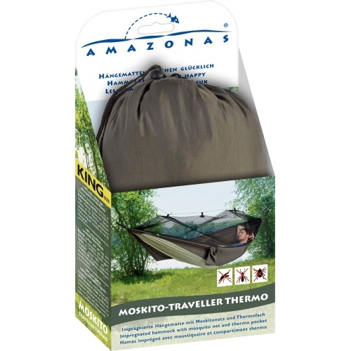 Hamak turystyczny z moskitierą Amazonas Mosquito Traveller Thermo