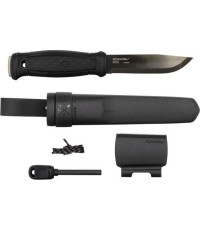 Nóż ze stali węglowej Morakniv Garberg BlackBlade z zestawem survivalowym