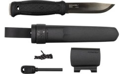 Nóż ze stali węglowej Morakniv Garberg BlackBlade z zestawem survivalowym