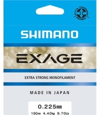 Żyłka Shimano Exage, 150 m, 0,225 mm, 4,4 kg, Steel Grey