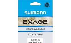 Żyłka Shimano Exage, 150 m, 0,225 mm, 4,4 kg, Steel Grey
