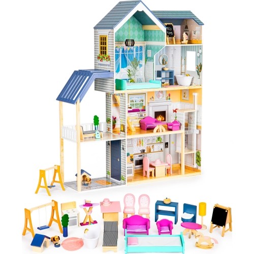 Domek dla lalek Ecotoys Maya Residence XXL
