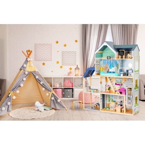 Domek dla lalek XXL Ecotoys Rezydencja Maya