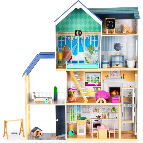 Domek dla lalek XXL Ecotoys Rezydencja Maya