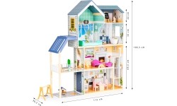 Domek dla lalek XXL Ecotoys Rezydencja Maya