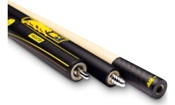 Kij bilardowy, bilard, Predator Air 2 Sport Wrap Jump, trzyczęściowy, czarny, miniradiowy