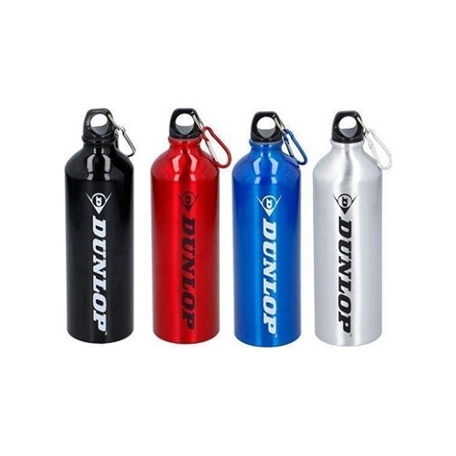 Podróżna sportowa butelka Dunlop, 0,75 l, Alu - Red
