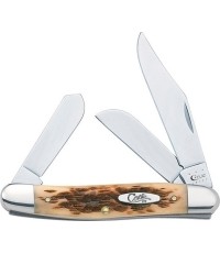 Nóż kieszonkowy Case SS Stockman, bursztyn