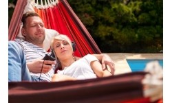 Rodzinny hamak ogrodowy Amazonas Paradiso Terracota