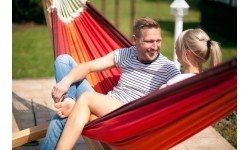 Rodzinny hamak ogrodowy Amazonas Paradiso Terracota