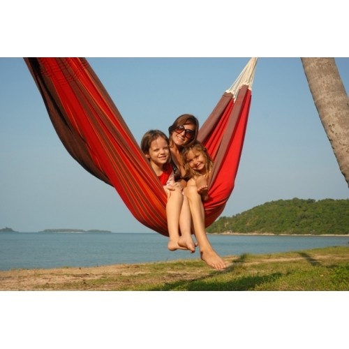 Rodzinny hamak ogrodowy Amazonas Paradiso Terracota