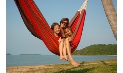 Rodzinny hamak ogrodowy Amazonas Paradiso Terracota