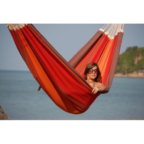 Rodzinny hamak ogrodowy Amazonas Paradiso Terracota