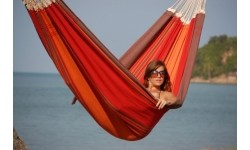 Rodzinny hamak ogrodowy Amazonas Paradiso Terracota