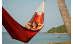 Rodzinny hamak ogrodowy Amazonas Paradiso Terracota