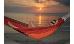 Rodzinny hamak ogrodowy Amazonas Paradiso Terracota