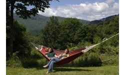 Rodzinny hamak ogrodowy Amazonas Paradiso Terracota