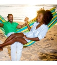 Podwójny hamak ogrodowy Amazonas Barbados Lemon, Dla 2 osób