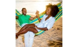 Podwójny hamak ogrodowy Amazonas Barbados Lemon, Dla 2 osób