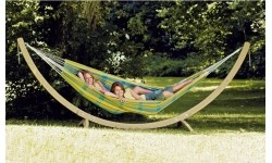 Podwójny hamak ogrodowy Amazonas Barbados Lemon, Dla 2 osób