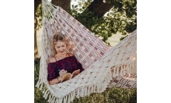 Rodzinny hamak ogrodowy Amazonas RIO, Bordeaux