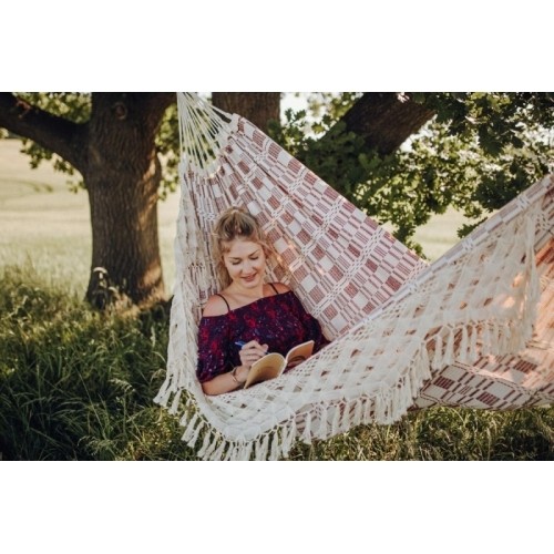 Rodzinny hamak ogrodowy Amazonas RIO, Bordeaux