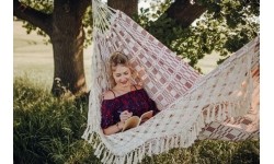 Rodzinny hamak ogrodowy Amazonas RIO, Bordeaux