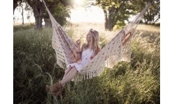 Rodzinny hamak ogrodowy Amazonas RIO, Bordeaux