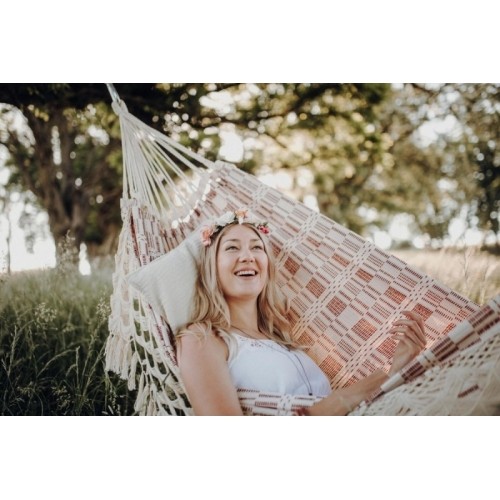 Rodzinny hamak ogrodowy Amazonas RIO, Bordeaux