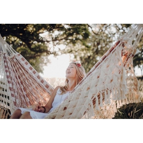 Rodzinny hamak ogrodowy Amazonas RIO, Bordeaux