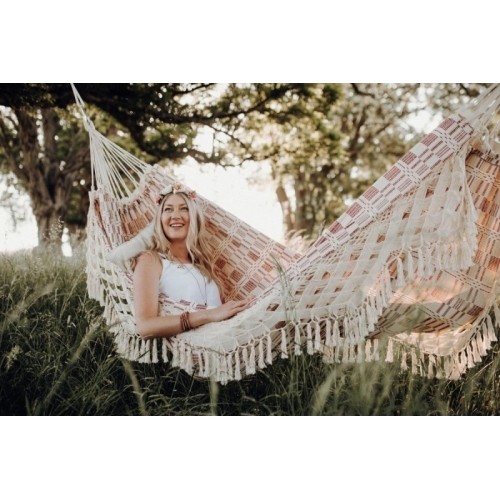 Rodzinny hamak ogrodowy Amazonas RIO, Bordeaux