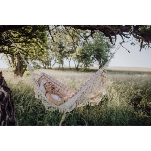 Rodzinny hamak ogrodowy Amazonas RIO, Bordeaux