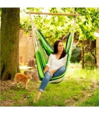 Hamak Krzesło ogrodowy do siedzenia Amazonas Brasil, Oliva