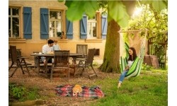 Hamak Krzesło ogrodowy do siedzenia Amazonas Brasil, Oliva