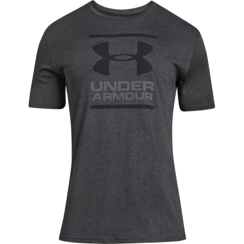 Męska koszulka Under Armour GL Foundation SS T - Charcoal Medium Heather/Graphite/Black