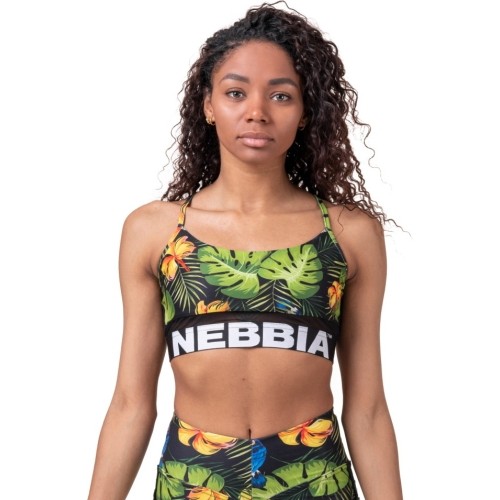 Damski biustonosz Nebbia Earth Powered 565 - Jungle Green