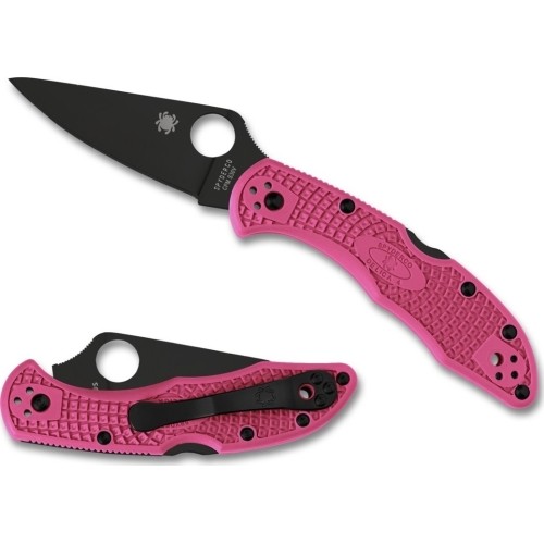Nóż składany Spyderco C11FPPNS30VBK Delica Pink Heels