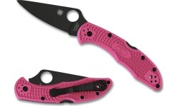 Nóż składany Spyderco C11FPPNS30VBK, Różowy