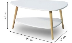 Nowoczesny stolik kawowy ModernHome