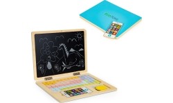 Educational Magnetic Board Laptop With Letters And Numbers Eco Toys, Bue