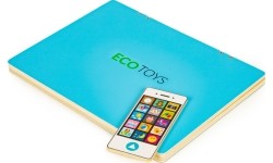 Educational Magnetic Board Laptop With Letters And Numbers Eco Toys, Bue