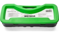 Zestaw do badmintona Meteor - 2 rakietki, 2 lotki, siatka 200