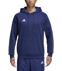 Bluza z kapturem Adidas Core 18, granatowa, CV3332